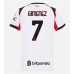 AC Milan Santiago Gimenez #7 Bortedrakt Dame 2025-26 Korte ermer